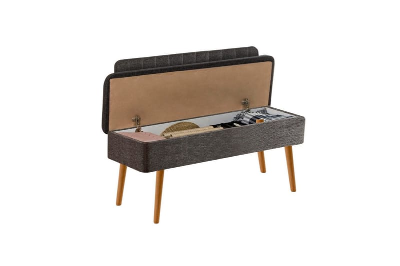 Valsot Benker 110 cm - Natur/Antrasitt - Møbler - Gangmøbler - Gangbenk