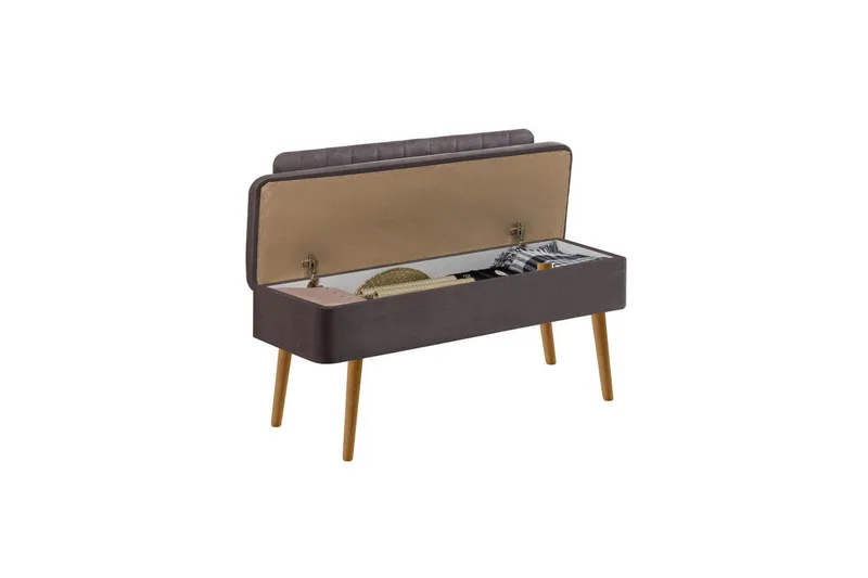 Valsot Benker 110 cm - Natur/Antrasitt - Møbler - Gangmøbler - Gangbenk