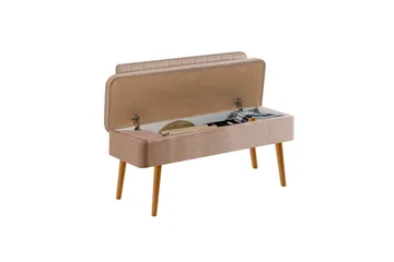 Valsot Benker 110 cm - Natur/Stein - Møbler - Stoler - Benk - Benk med ryggstøtte