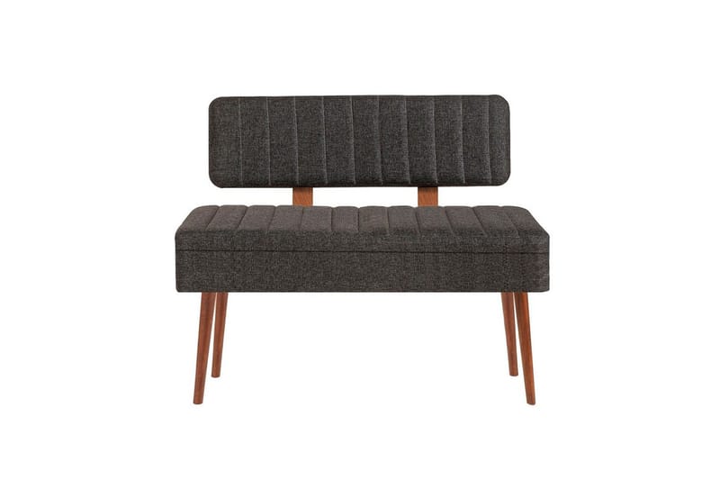 Valsot Benker 110 cm - Valnøtt/Antrasitt - Møbler - Gangmøbler - Gangbenk