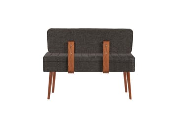 Valsot Benker 110 cm - Valnøtt/Antrasitt - Møbler - Gangmøbler - Gangbenk