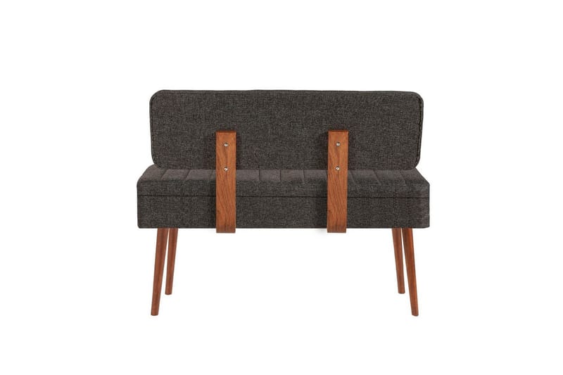 Valsot Benker 110 cm - Valnøtt/Antrasitt - Møbler - Gangmøbler - Gangbenk