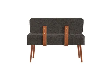 Valsot Benker 110 cm - Valnøtt/Antrasitt - Møbler - Gangmøbler - Gangbenk