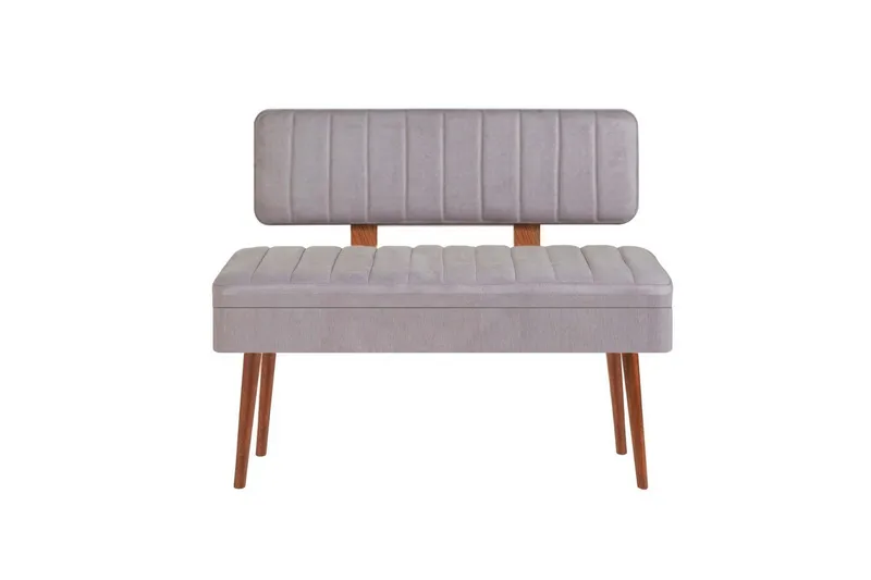 Valsot Benker 110 cm, Valnøtt/Grå