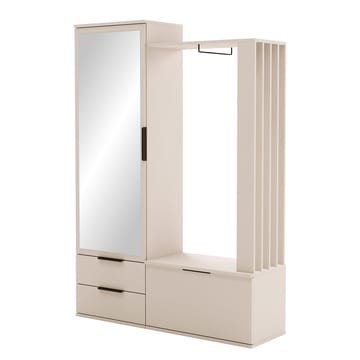 View hallmøbel 140 cm - beige - Møbler - Gangmøbler - Møbelsett til gang & entre