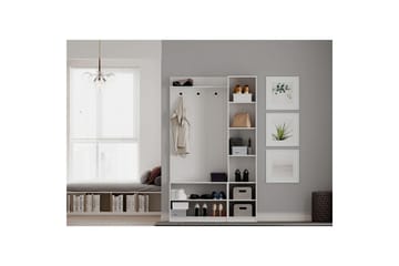 Vyros Entrémøbelsett - Matt Hvit - Møbler - Gangmøbler - Møbelsett til gang & entre