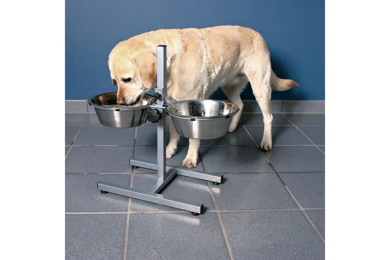 TRIXIE Justerbart hundeskålstativ 5,6 L 24 cm 24922 - - Hundeskål TRIXIE Justerbart hundeskålstativ 5,6 L 24 cm 24922 - - Hundeskål