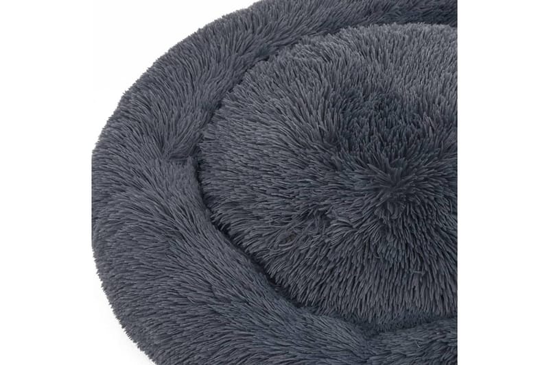 Vaskbar kjæledyrpute 90x90x16 cm plysj mørkegrå - Grå - Kattekurv & katteseng