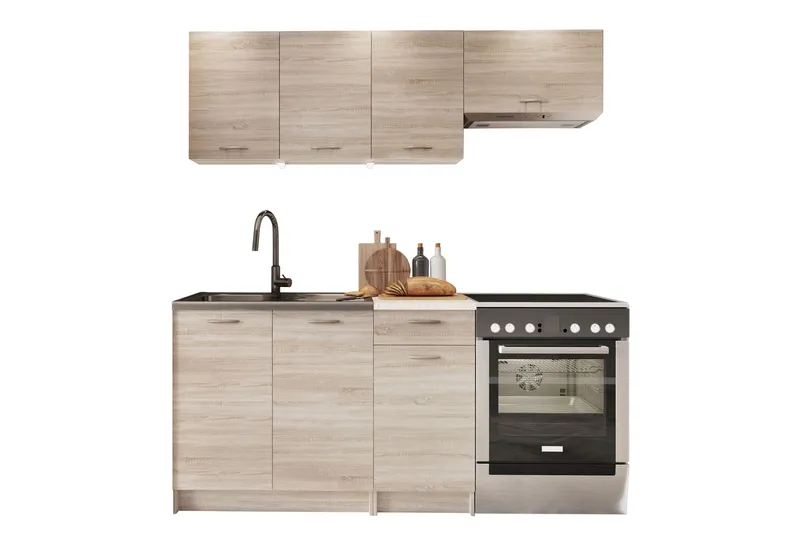 Crawley Møbelsett til Kjøkken og Spiseplass, Beige