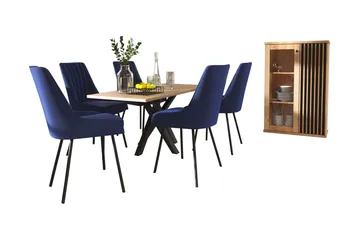 Aldbrough Møbelsett til Spiseplass - Tre/Svart - Møbler - Kjøkkenmøbler - Møbelsett til kjøkken & spiseplass