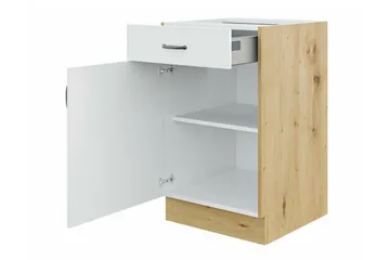 Templemore Möbelset För Kök & Matplats Black/Wood - Møbler - Kjøkkenmøbler - Møbelsett til kjøkken & spiseplass