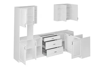 Templemore Möbelset För Kök & Matplats Brown/Wood - Møbler - Kjøkkenmøbler - Møbelsett til kjøkken & spiseplass