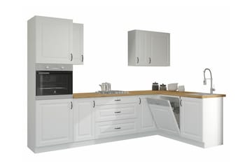 Templemore Möbelset För Kök & Matplats White - Møbler - Kjøkkenmøbler - Møbelsett til kjøkken & spiseplass