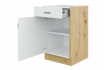 Templemore Möbelset För Kök & Matplats White/Wood - Møbler - Kjøkkenmøbler - Møbelsett til kjøkken & spiseplass