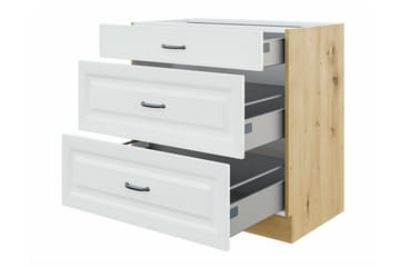 Templemore Möbelset För Kök & Matplats White/Wood - Møbler - Kjøkkenmøbler - Møbelsett til kjøkken & spiseplass