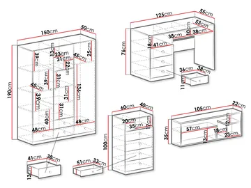 Elvaren Møbelsett for Kontor - Møbler - Kontormøbler - Møbelsett til kontor