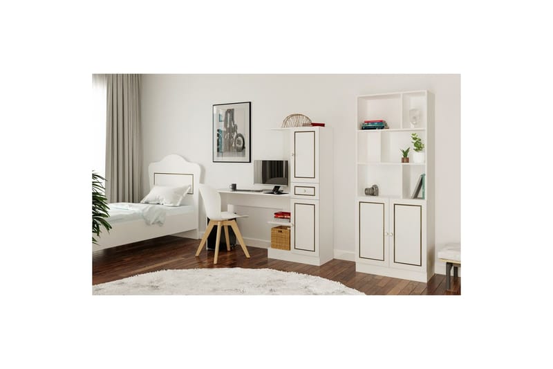 Isvorn Møbelsett För Kontor - Matt Hvit - Møbler - Kontormøbler - Møbelsett til kontor