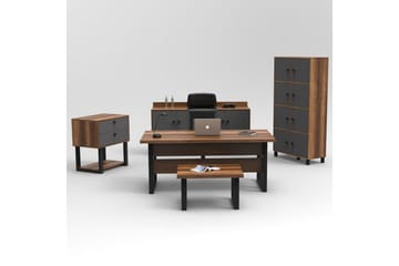 Kontormøbelsett Mono 11 Barokk / Antrasitt - Antrasitt - Møbler - Kontormøbler - Møbelsett til kontor