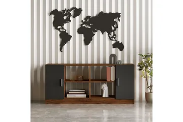 Benich Møbelsett Kontor - Teak/Antrasitt - Møbler - Kontormøbler - Møbelsett til kontor