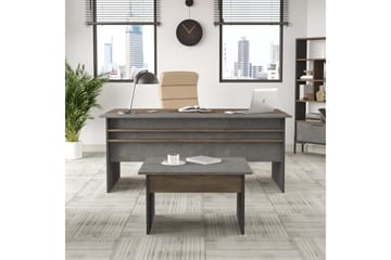 Desgrar Møbelsett Kontor - Brun/Betonggrå/Antrasitt - Møbler - Kontormøbler - Møbelsett til kontor