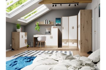 Hermanboda kontormøbler - Tre / Natur / Hvit - Møbler - Kontormøbler - Møbelsett til kontor