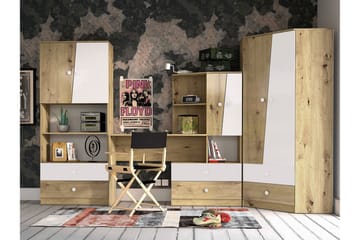 Møbelsett til Kontor NERO - Natur/Hvit - Møbler - Kontormøbler - Møbelsett til kontor