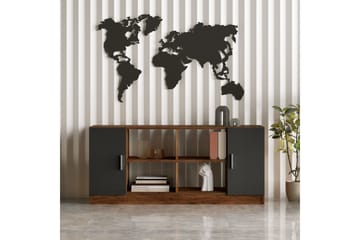 Saratella Møbelsett Kontor - Teak/Antrasitt - Møbler - Kontormøbler - Møbelsett til kontor