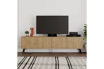 Dune TV-benk 180x29,6 cm Brun - Hanah Home - Møbler - TV- & Mediamøbler - TV benk & mediabenk