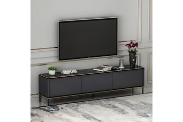 Imaj TV-benk 180x35 cm Svart - Hanah Home - Møbler - TV- & Mediamøbler - TV benk & mediabenk