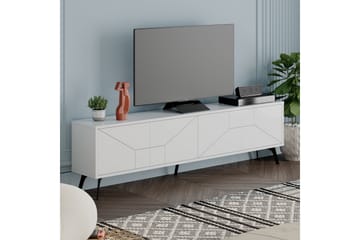 Dune TV-benk 180x29,6 cm Hvit - Hanah Home - Møbler - TV- & Mediamøbler - TV benk & mediabenk