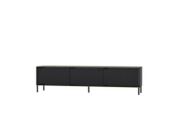 Imaj TV-benk 180x35 cm Svart - Hanah Home - Møbler - TV- & Mediamøbler - TV benk & mediabenk