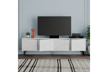 Dune TV-benk 180x29,6 cm Hvit - Hanah Home - Møbler - TV- & Mediamøbler - TV benk & mediabenk