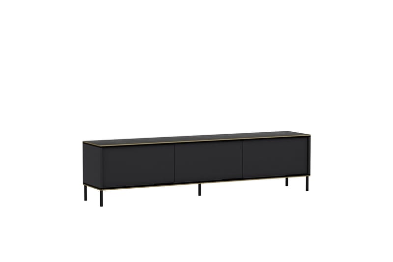 Imaj TV-benk 180x35 cm Svart - Hanah Home - Møbler - TV- & Mediamøbler - TV benk & mediabenk