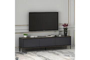 Imaj TV-benk 180x35 cm Svart - Hanah Home - Møbler - TV- & Mediamøbler - TV benk & mediabenk