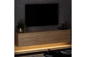 Neon TV-benk 160x32 cm Mørk blå - Hanah Home - Møbler - TV- & Mediamøbler - TV benk & mediabenk
