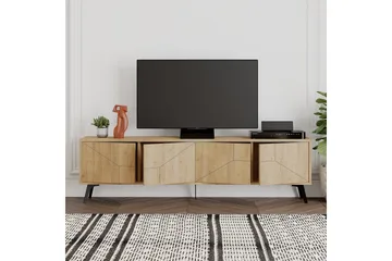 Dune TV-benk 180x29,6 cm Brun - Hanah Home - Møbler - TV- & Mediamøbler - TV benk & mediabenk