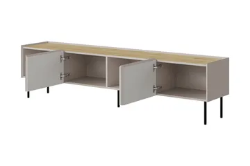 Akie TV-benk 200 cm - Beige - Møbler - TV- & Mediamøbler - TV benk & mediabenk