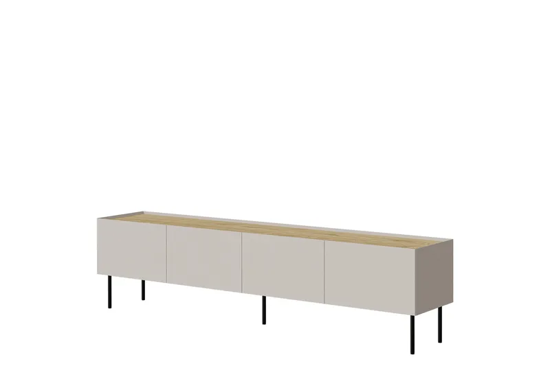 Akie TV-benk 200 cm, Beige