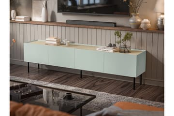 Akie TV-benk 200 cm - Grønn - Møbler - TV- & Mediamøbler - TV benk & mediabenk