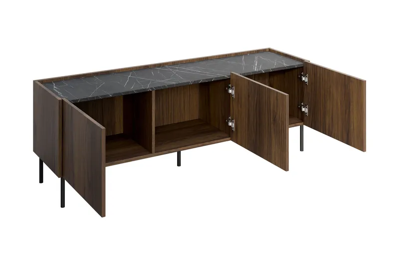 Akihito TV-benk 144 cm - Brun - Møbler - TV- & Mediamøbler - TV benk & mediabenk