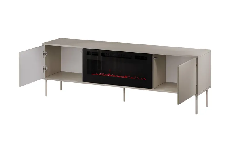 Akiko TV-benk 180 cm - Beige - Møbler - TV- & Mediamøbler - TV benk & mediabenk