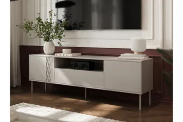 Akiko TV-benk 180 cm - Beige - Møbler - TV- & Mediamøbler - TV benk & mediabenk
