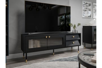 Akilesh TV-benk 150 cm - Svart - Møbler - TV- & Mediamøbler - TV benk & mediabenk