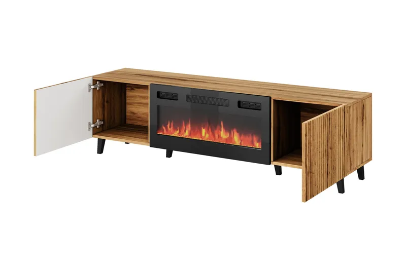 Akimasa TV-benk 181 cm - Natur - Møbler - TV- & Mediamøbler - TV benk & mediabenk