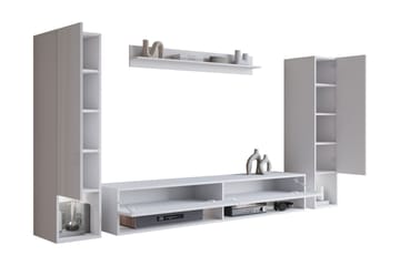 Amadeo TV-møbelsett - Brun / Hvit - Møbler - TV- & Mediamøbler - TV-møbelsett