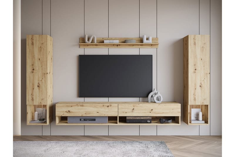 Amadeo TV-møbelsett - Brun - Møbler - TV- & Mediamøbler - TV-møbelsett