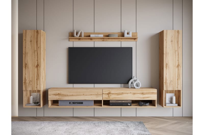 Amadeo TV-møbelsett - Brun - Møbler - TV- & Mediamøbler - TV-møbelsett