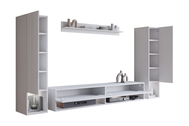 Amadeo TV-møbelsett - Svart - Møbler - TV- & Mediamøbler - TV-møbelsett