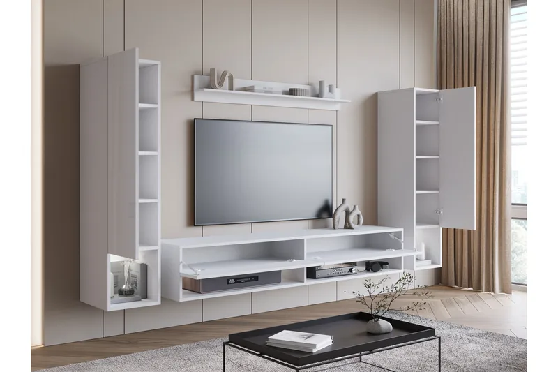 Amadeo TV-møbelsett - Svart - Møbler - TV- & Mediamøbler - TV-møbelsett