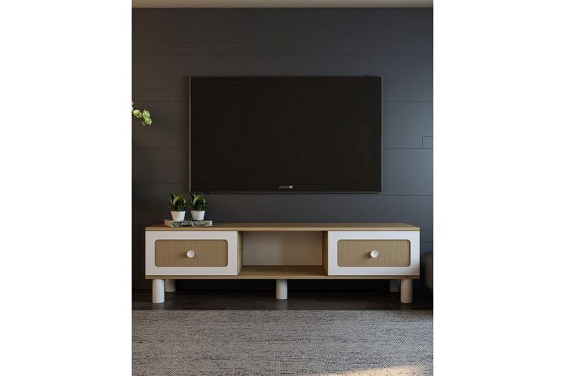 Amarinda TV-benk 150 cm - Brun - Møbler - TV- & Mediamøbler - TV benk & mediabenk